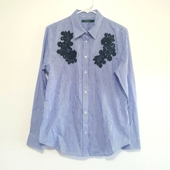 LAUREN ralph lauren button down shirt​​​​​​